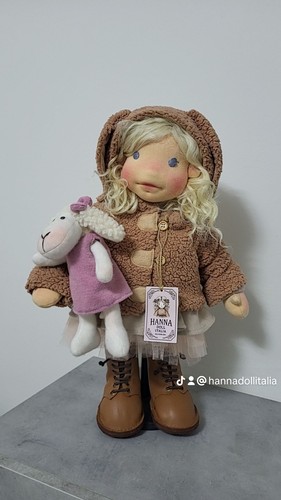 Sammlerpuppe waldorfstil - sammlerpuppe, im