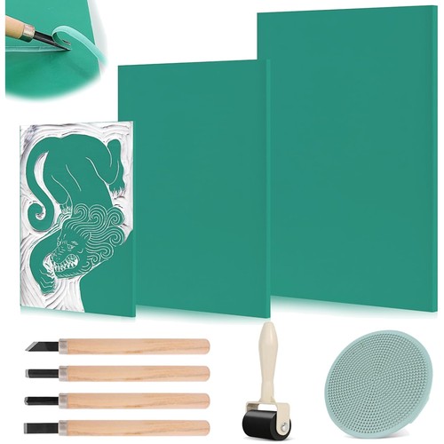 Linoleum druck set - druck, 3