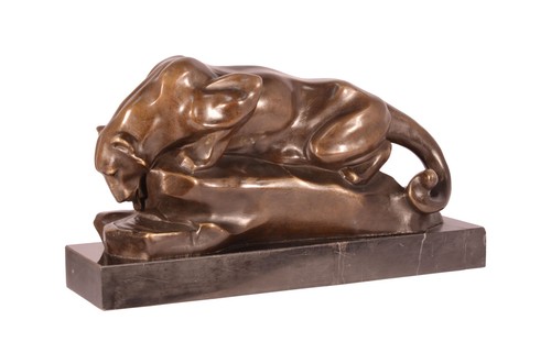 Bronze skulptur figur - skulptur,
