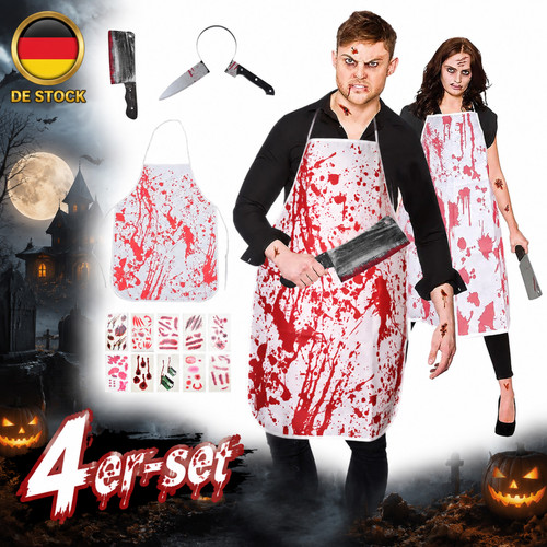 Metzger kostüm 4tlg - kostüm,