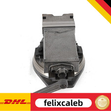 5" CNC 2-Achsen Präzision Maschinenschraubstock Kippbar Schwenkbar Drehbar 125mm