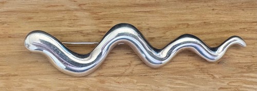 Brosche schlange 925 sterling - brosche,