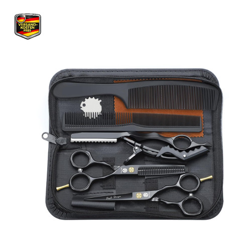 Purple dragon haarschere set - haarschere,