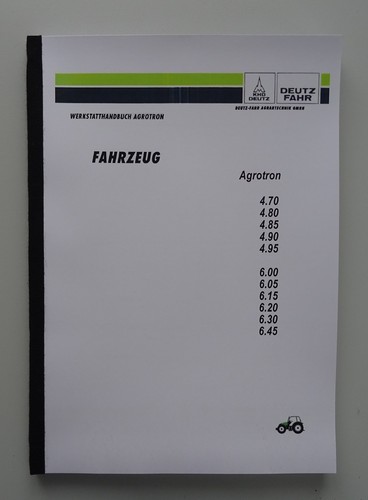 Werkstatthandbuch deutz - werkstatthandbuch,