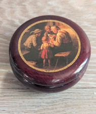 SPIELUHR 1994 ARDLEIGH-ELLIOTT VOLKSKUNST EXKLUSIV HOLZ #73944 FUNKTIONSTÜCHTIG GEBRAUCHT GUT