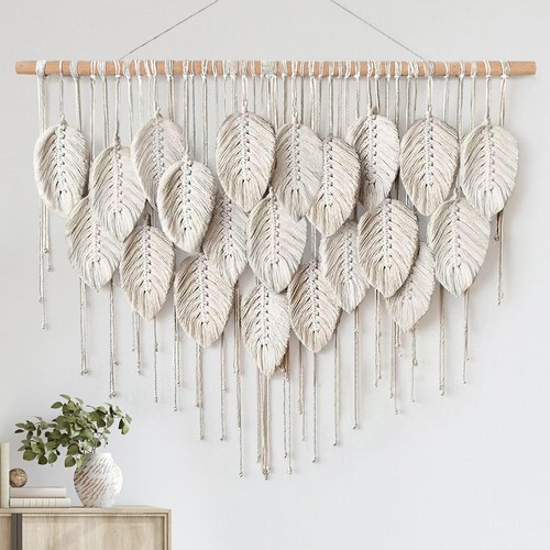 Makramee wandbehang boho - makramee, chic