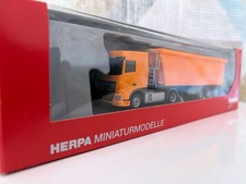 Herpa  306065 DAF XF SC Euro 6 Stöffelliner-Sattelzug kommunalorange