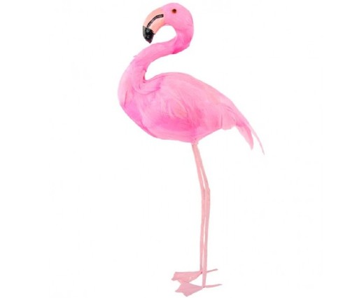 Flamingo rosa pink dekofigur - rosa,