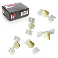 5x Zierleisten Chrom Klammer