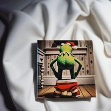 Kermit Weihnachten X-Mas Joke Spass Fun | Kühlschrankmagnet |