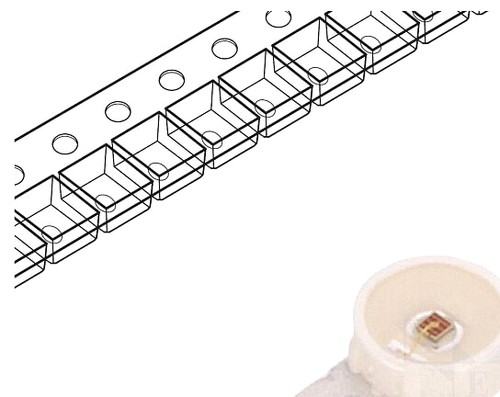 Led red smd - 5x,