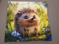 Kissenbezug Kissenhülle Dekokissen Kinder Märchen   Igel 45x45cm Neu