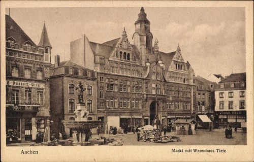 Aachen markt mit - markt,