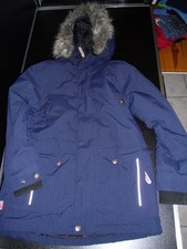 Trollkids Winterparka 128 dunkelblau guter Zustand unisex gefüttert warm