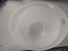 Küchensieb - Nudelsieb  - weiß