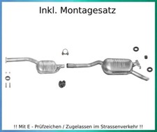 Auspuffanlage für Mercedes W124 200 230 250 2.0 2.3 2.0D 2.5D Montagesatz