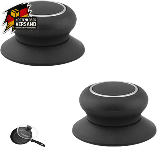 Schwarze topfdeckelgriffe set - topfdeckelgriffe,