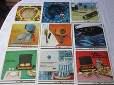 9 Prospekte: 1 x Suppina, 1 x