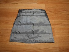 Stepprock grau mit Reißverschluss - für Kleinkinder - ca. Gr. 74/80 - Handarbeit