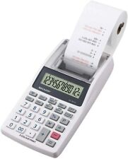 Sharp EL-1611 V Druckender Mini-Tischrechner, 12-stelliges LCD Display,