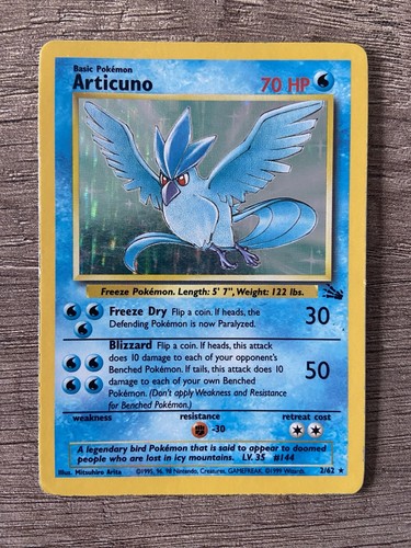 Pokémon karte arktos - karte,
