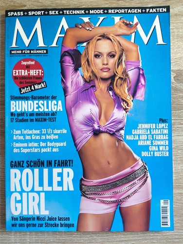 Maxim september 2001 pamela - maxim,