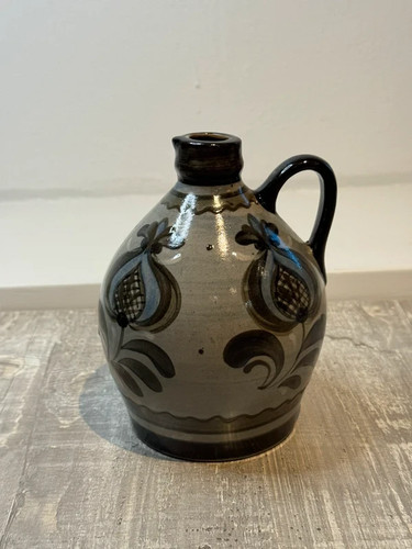 Vintage steinzeug krug - vintage,