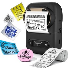 Bluetooth Etikettendrucker Barcode Selbstklebend Mini Thermodrucker Tragbar M110