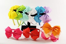 Haarreif Haarreifen Haarschmuck Kopfschmuck 20 FARBEN Schleife Mädchen K212