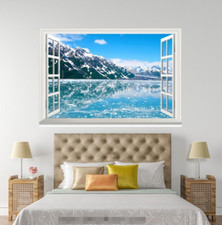 3D Schnee Berg See 57 Offen