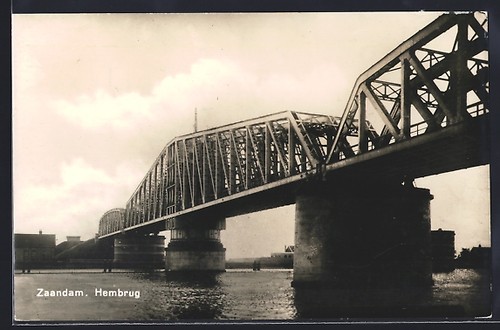 Ansichtskarte zaandam hembrug - zaandam,,
