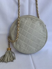 Coco chanel tasche - leder, round