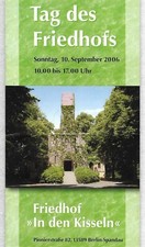 Der Friedhofswegweiser * BERLIN-SPANDAU "IN DEN KISSELN" *