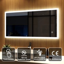 Wandspiegel Touch Badspiegel LED Beleuchtung Badezimmerspiegel Spiegel 120x60cm