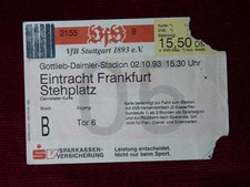 eintracht frankfurt stehplatzcannstatter kurve vfb stuttgart 1993 94
