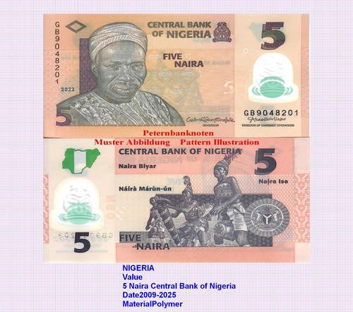 Nigeria naira 2022 - , 5