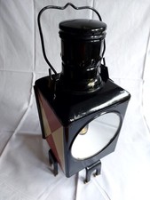 Alte Eisenbahnlampe Zugschlussleuchte Petroleumlampe Original DB Bahnlampe 