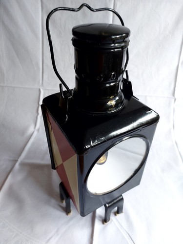 Alte eisenbahnlampe - alte,