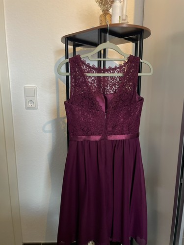 Abschluss abendkleid bordeaux - abschluss-/abendkleid,