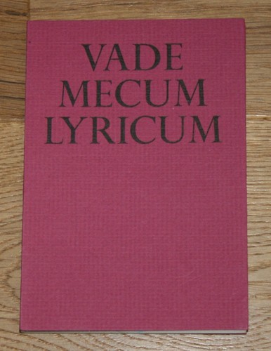 Vademecum lyricum.