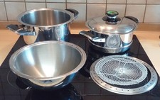 AMC - Topf Nr. 49121, 4,2 l, Dampfgareinsatz, Schmelzschüssel