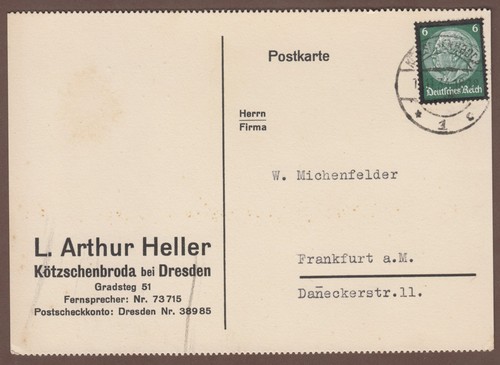 Postkarte 1934 - postkarte,