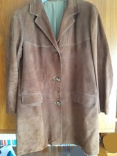 Vintage: original 70er Kurzmantel Wildleder Gr. 48 top