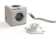 allocacoc PowerCube DuoUSB Extended, 4x Verteiler, 230V Schuko