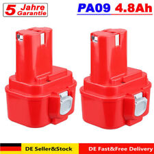 2X Akku Batterie Für Makita PA09 9.6V 4,8AH 9100 9101 9102 9120 9122 6207D 6222D