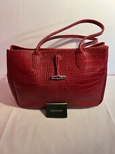 LONGCHAMP ROSEAU HANDBAG Vermillion