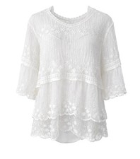 Schlupfbluse Damen Bluse