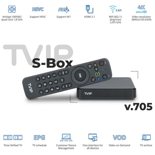Tvip box 705 - tvip, v.705