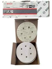 2 Pakete Schleifpapier P120 rund  Ø150mm Exenter  Klett (2x50St)  / ContPal7a