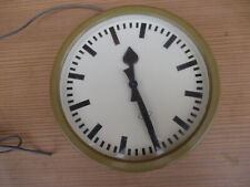 antike Schuluhr, Wanduhr, Bahnhofsuhr, Bauhausstil,Vintage, rund